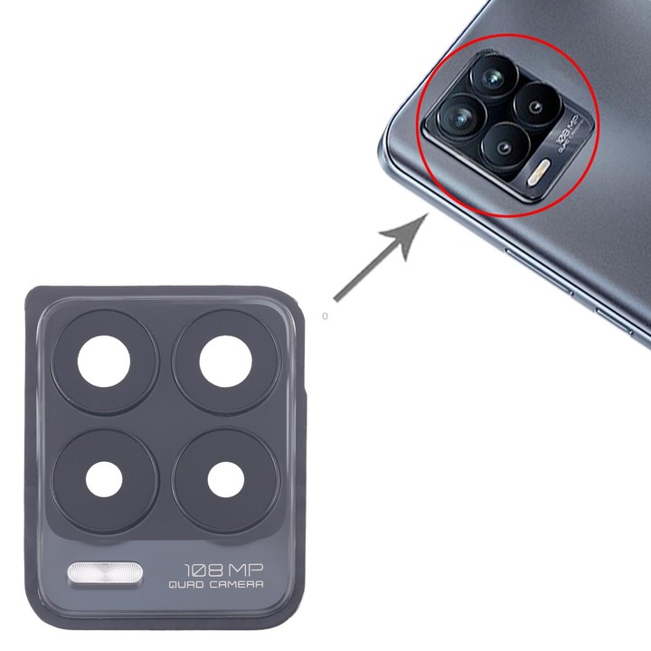 For Realme 8 Pro Original Camera Lens Cover (Black)
