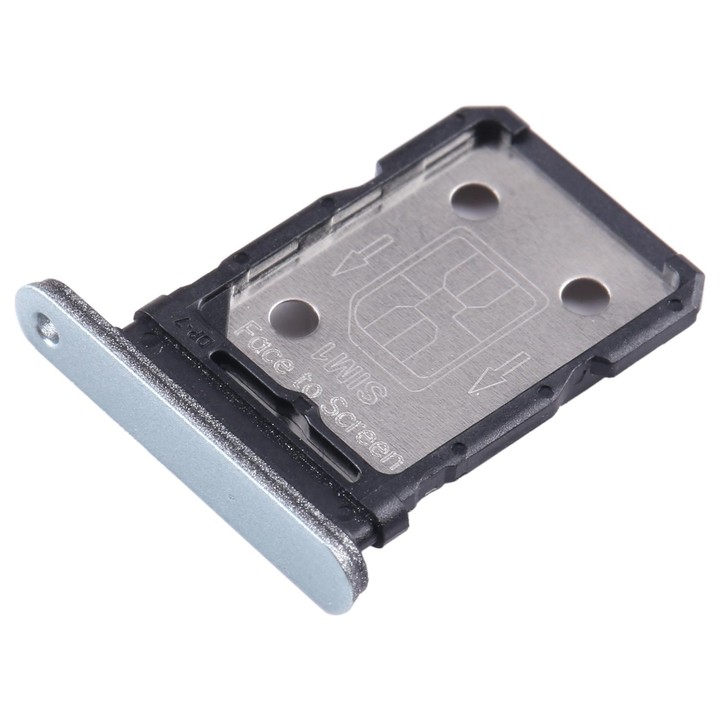 For OnePlus 10R 80W CPH2411 SIM Card Tray + SIM Card Tray (Blue)