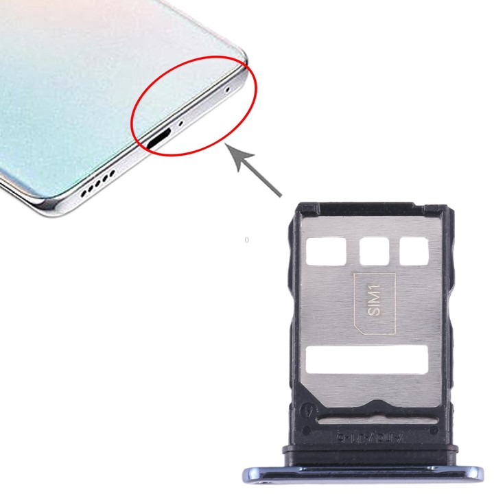 For Honor X40 GT SIM Card Tray (Silver)