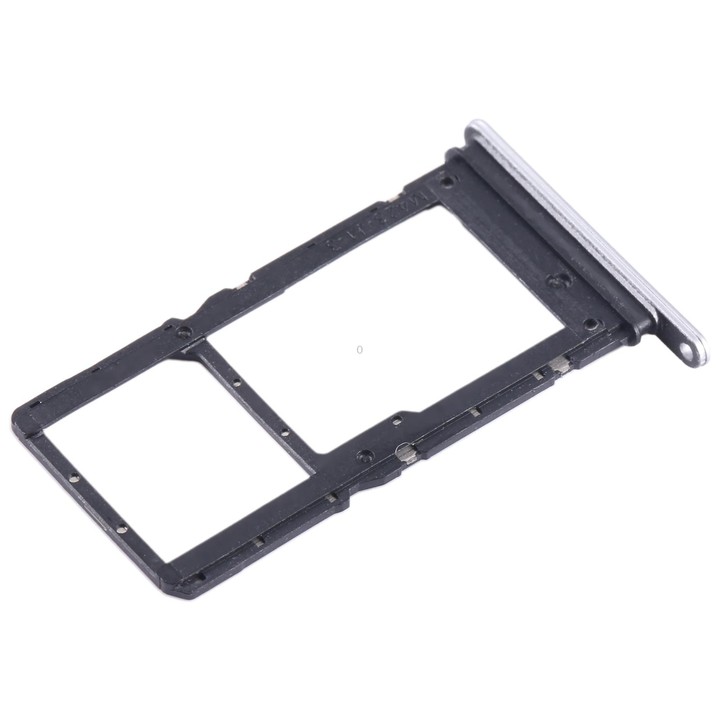 For Honor X6 SIM + SIM / Micro SD Card Tray (Silver)