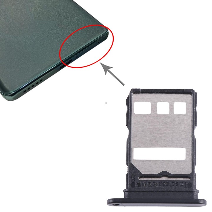 For Honor X40 SIM Card Tray (Black)