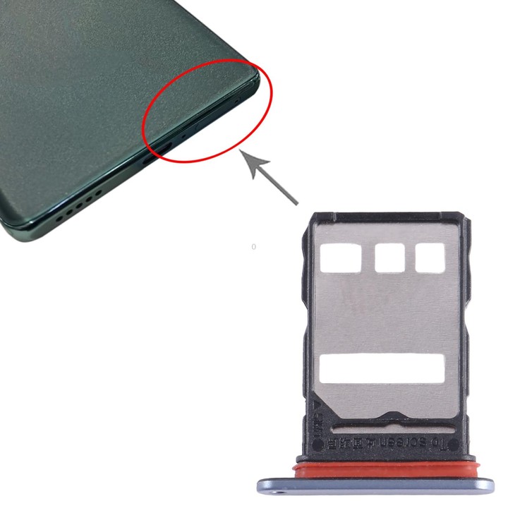 For Honor X40 SIM Card Tray (Silver)
