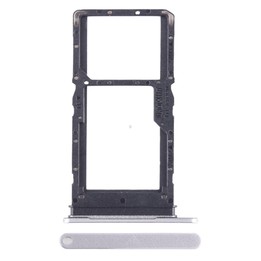 For Honor X5 SIM + SIM / Micro SD Card Tray (Silver)