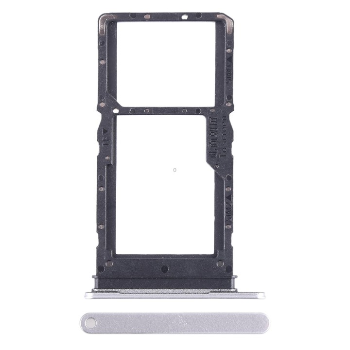 For Honor X5 SIM + SIM / Micro SD Card Tray (Silver)