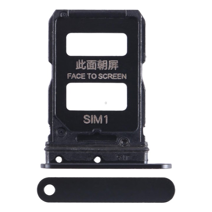 For Xiaomi Civi 1S SIM Card Tray + SIM Card Tray (Black)