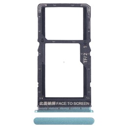 For Xiaomi Redmi Note 12 5G SIM Card Tray + SIM / Micro SD Card Tray (Green)