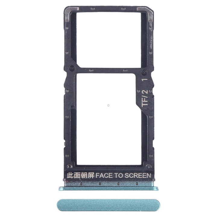 For Xiaomi Redmi Note 12 5G SIM Card Tray + SIM / Micro SD Card Tray (Green)
