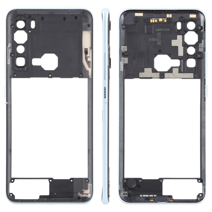 For HTC U20 5G Original Middle Frame Bezel Plate (White)