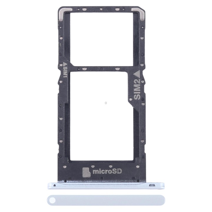 For HTC U20 5G Original SIM Card Tray + SIM / Micro SD Card Tray (White)