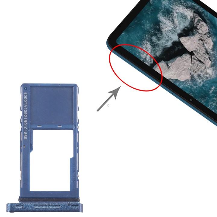 For Nokia T20 Original Micro SD Card Tray (Blue)