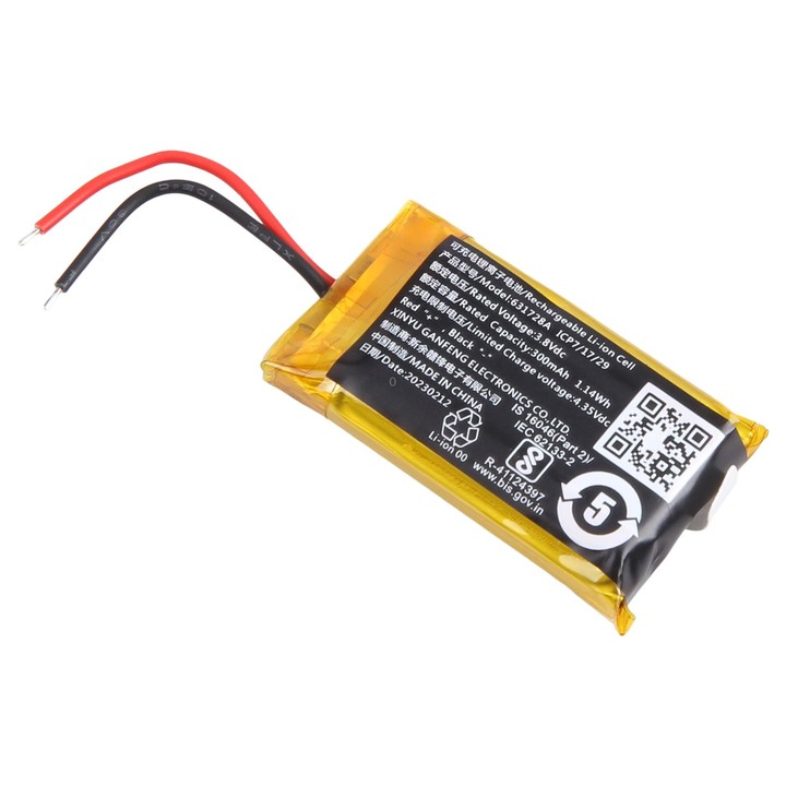 3.8V 300mAh 631728A Battery Replacement, Two Wire Welding