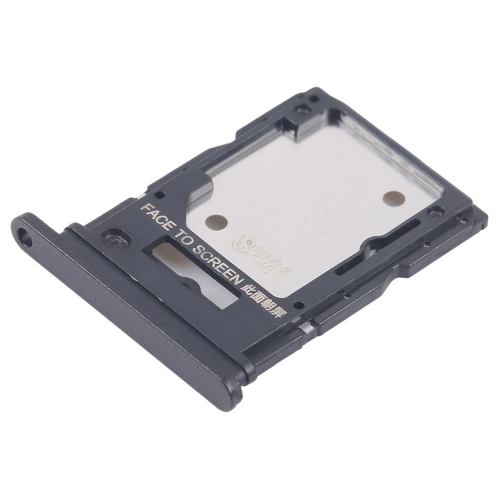 For Xiaomi Redmi Note 13 4G Original SIM Card Tray + SIM / Micro SD Card Tray (Black)