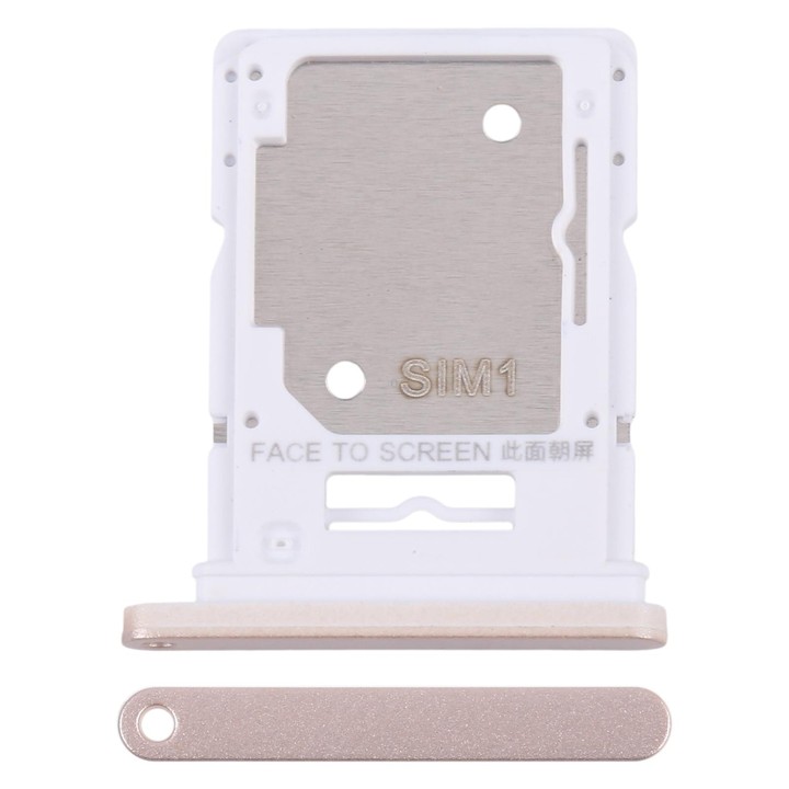For Xiaomi Redmi Note 13 4G Original SIM Card Tray + SIM / Micro SD Card Tray (Gold)