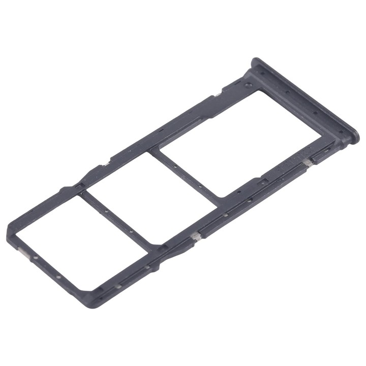 For Xiaomi Redmi 13R Original SIM Card Tray + SIM Card Tray + Micro SD Card Tray (Black)