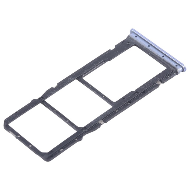 For Xiaomi Redmi 13R Original SIM Card Tray + SIM Card Tray + Micro SD Card Tray (Blue)