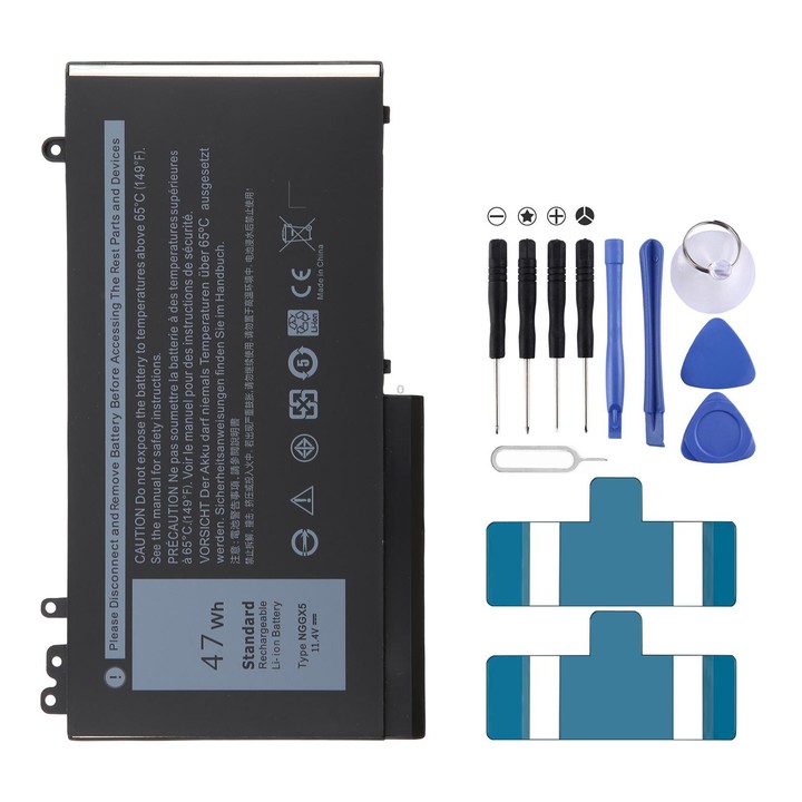 11.4V 47Wh NGGX5 Li-ion Battery For Dell Latitude E5270 E5470 M3510 E5570 JY8D6 E5550 954DF 0JY8D6
