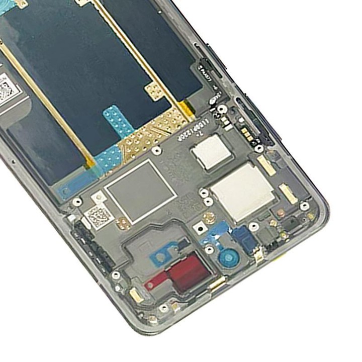 For OnePlus 13R CPH2645 CPH2691 CPH2647 Middle Frame Bezel Plate (White)