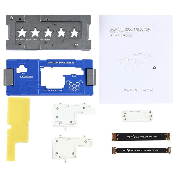 MiJing C17 Main Board Function Testing Fixture For iPhone X / XS / XS Max
