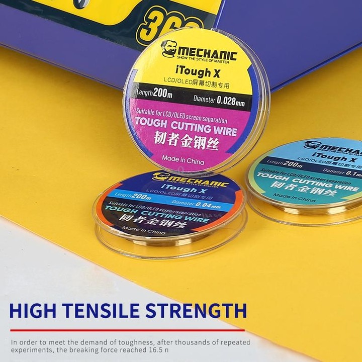 MECHANIC iTough X 200M 0.05MM LCD OLED Screen Cutting Wire