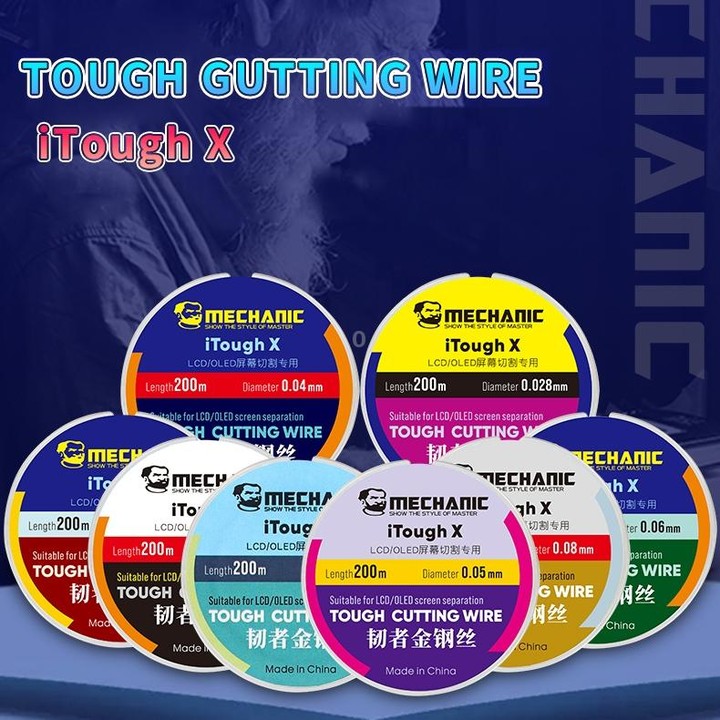 MECHANIC iTough X 200M 0.08MM LCD OLED Screen Cutting Wire