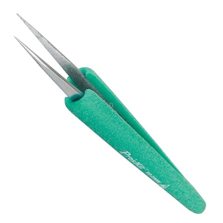 TZ-205N Anti-Static Anti-Skid Long Tip Tweezers
