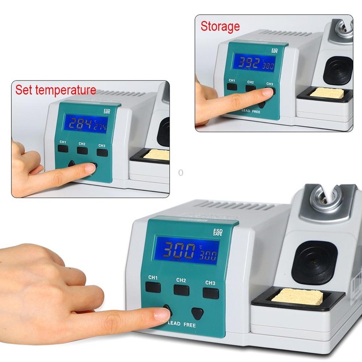 SUGON T26 Soldering Station Lead-free 2S Rapid Heating with C210-018 Soldering Iron Tip Kit, EU Plug