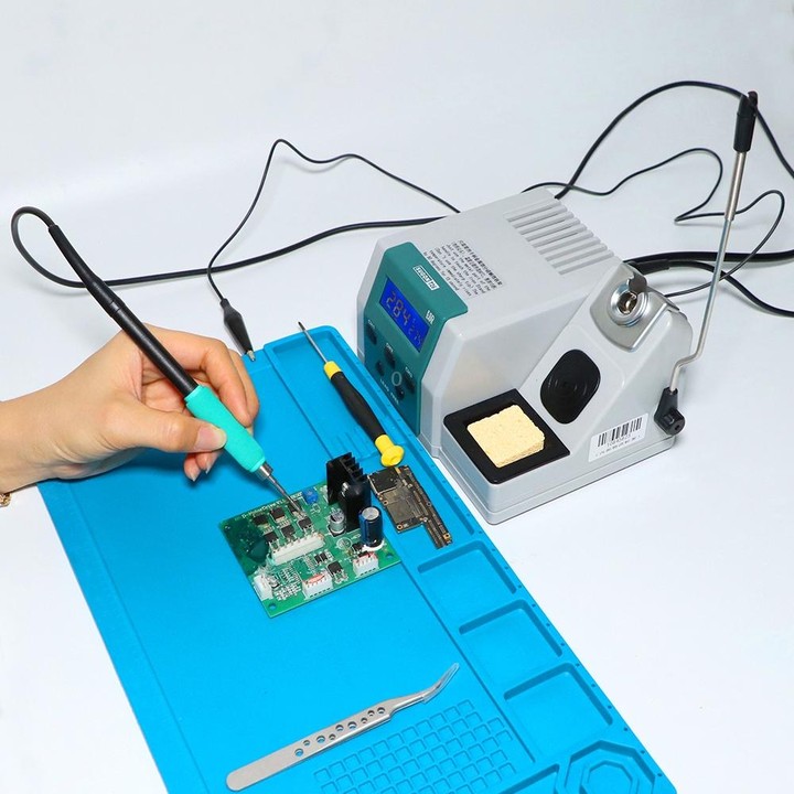 SUGON T26 Soldering Station Lead-free 2S Rapid Heating with C210-020 Soldering Iron Tip Kit, EU Plug
