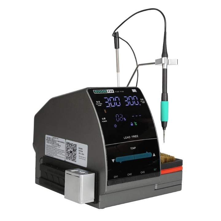 SUGON T28 220V Nano Electric Soldering Station with Handle, EU Plug