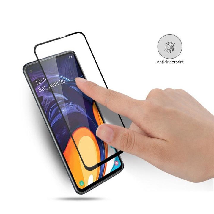 2 PCS mocolo 0.33mm 9H 2.5D Full Glue Silk Print Tempered Glass Film for Galaxy A60