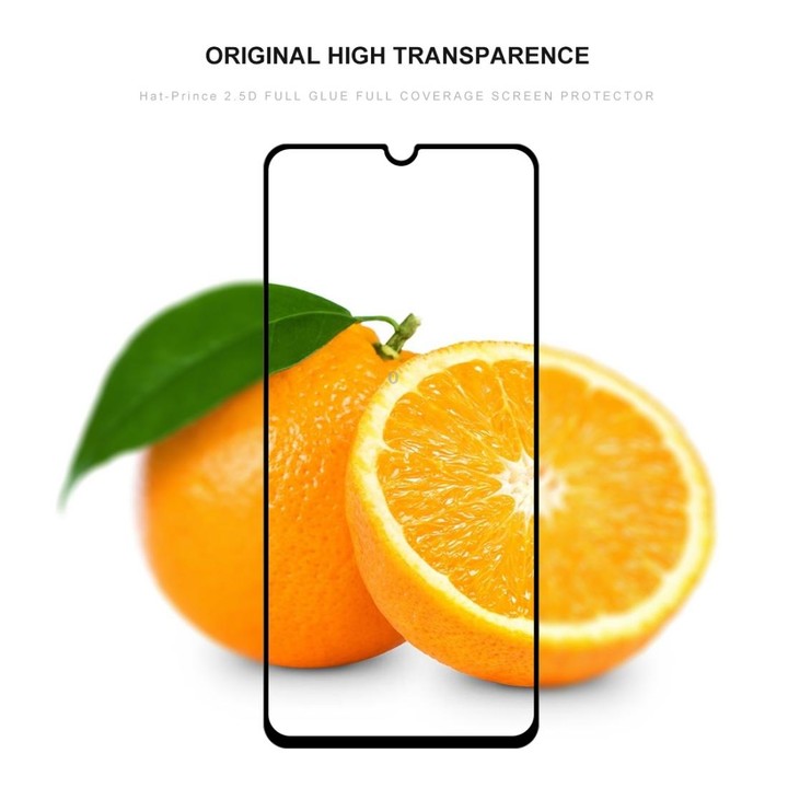 2 PCS ENKAY Hat-prince Full Glue 0.26mm 9H 2.5D Tempered Glass Film for Galaxy A70