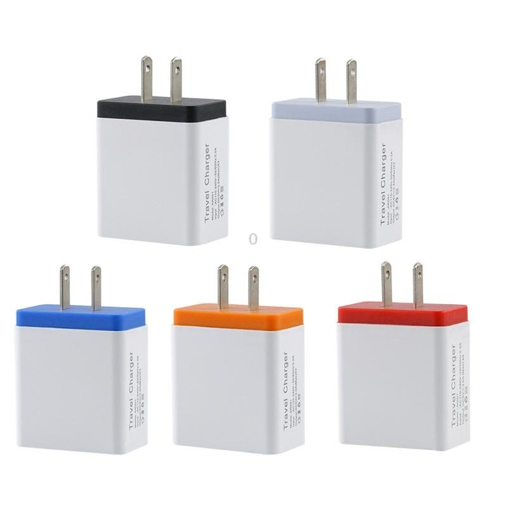2A 3USB Mobile Phone Travel Charger US PLug(red)