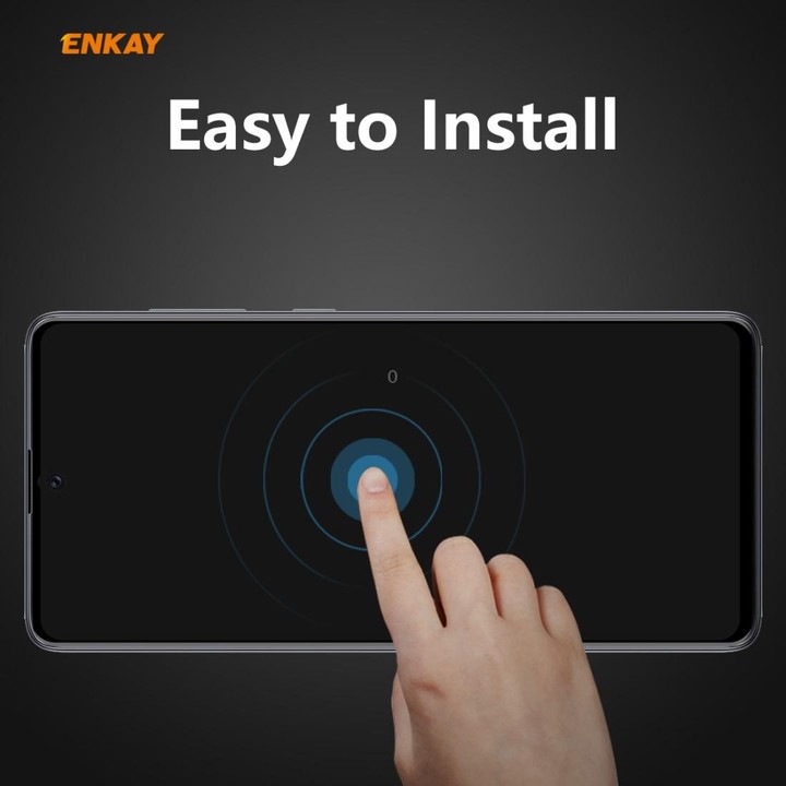 For Samsung Galaxy A71 ENKAY Hat-Prince 0.26mm 9H 6D Privacy Anti-spy Full Screen Tempered Glass Film