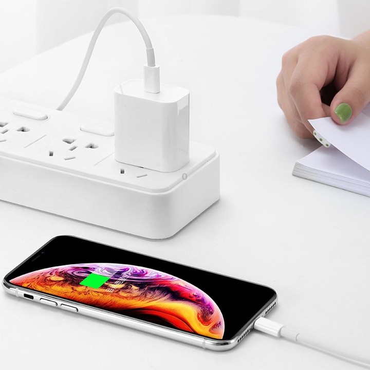 2 in 1 Single USB-C / Type-C Port Travel Charger + 3A PD 3.0 USB-C / Type-C to USB-C / Type-C Fast Charge Data Cable Set, Cable