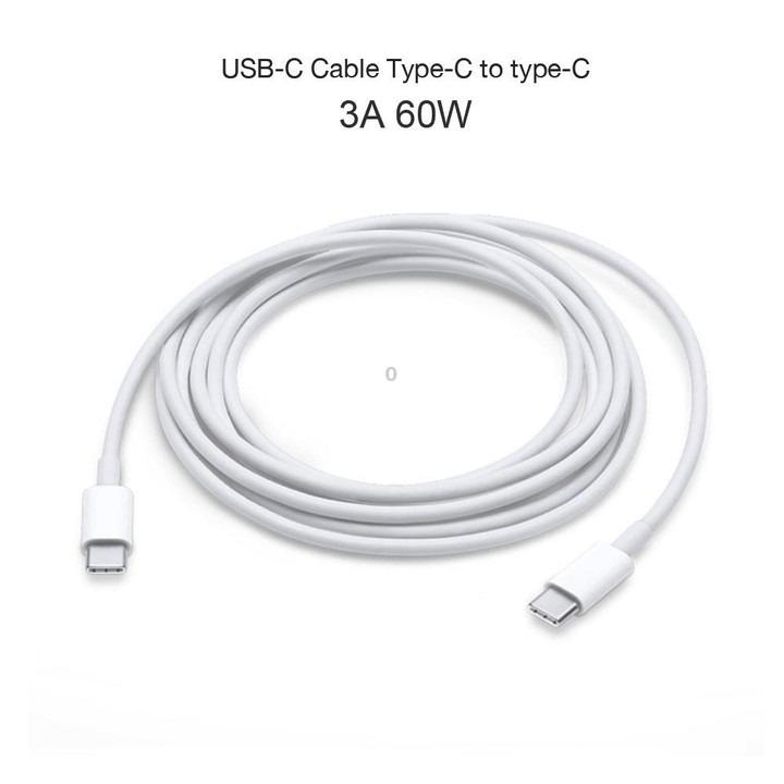 2 in 1 Single USB-C / Type-C Port Travel Charger + 3A PD 3.0 USB-C / Type-C to USB-C / Type-C Fast Charge Data Cable Set, Cable