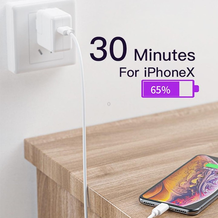 2 in 1 USB to USB-C / Type-C Data Cable + 30W QC 3.0 4 USB Interfaces Mobile Phone Tablet PC Universal Quick Charger Travel Char