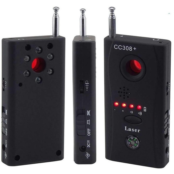 CC308 Full Range Camera Laser Detector Mini Wireless Camera Signal GSM Device Finder
