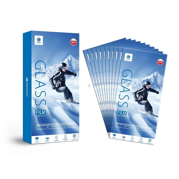 For Samsung Galaxy A51 5G 10 PCS mocolo 0.33mm 9H 2.5D Full Glue Tempered Glass Film