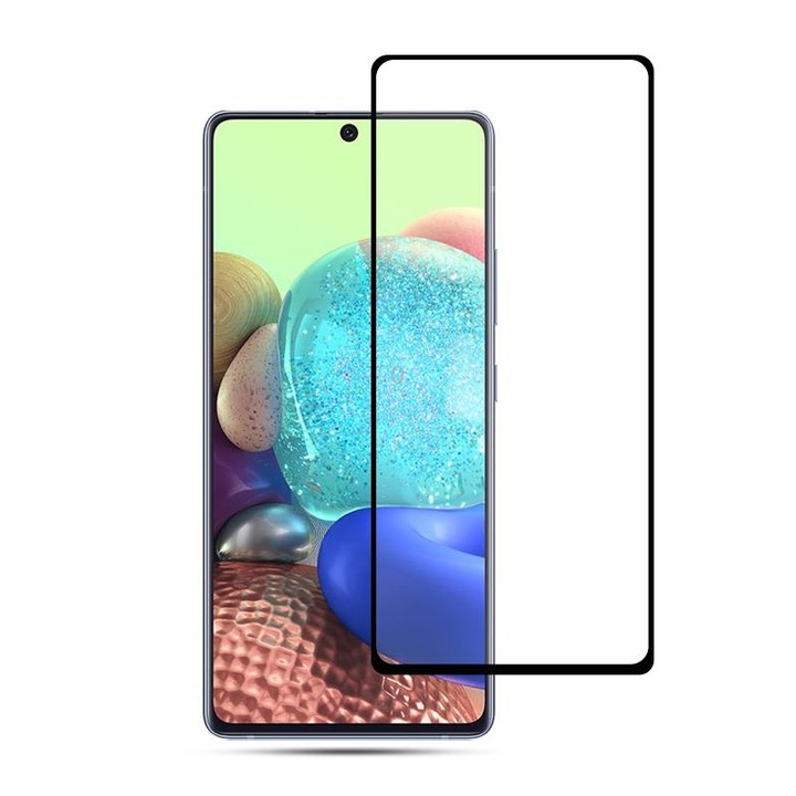 For Samsung Galaxy A71 5G 10 PCS mocolo 0.33mm 9H 2.5D Full Glue Tempered Glass Film