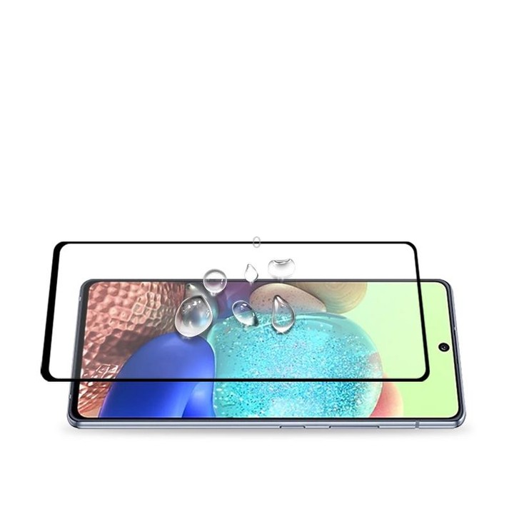 For Samsung Galaxy A71 5G 10 PCS mocolo 0.33mm 9H 2.5D Full Glue Tempered Glass Film