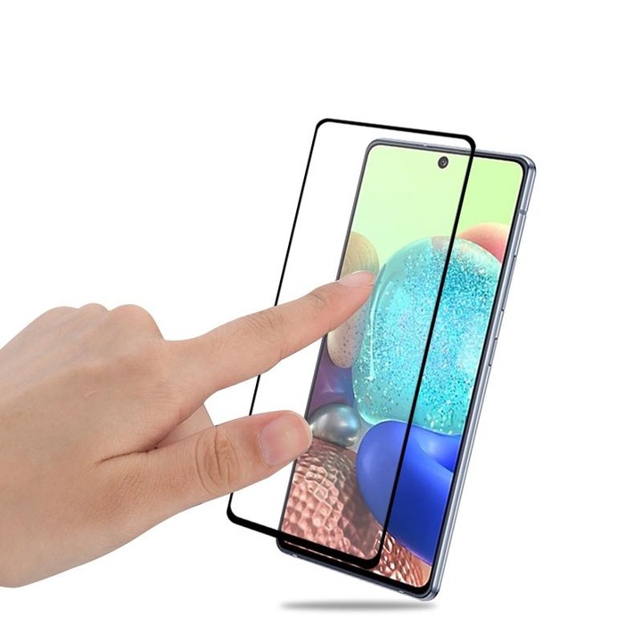 For Samsung Galaxy A71 5G 10 PCS mocolo 0.33mm 9H 2.5D Full Glue Tempered Glass Film