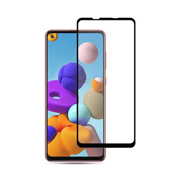 For Samsung Galaxy A21S 10pcs mocolo 0.33mm 9H 2.5D Full Glue Tempered Glass Film