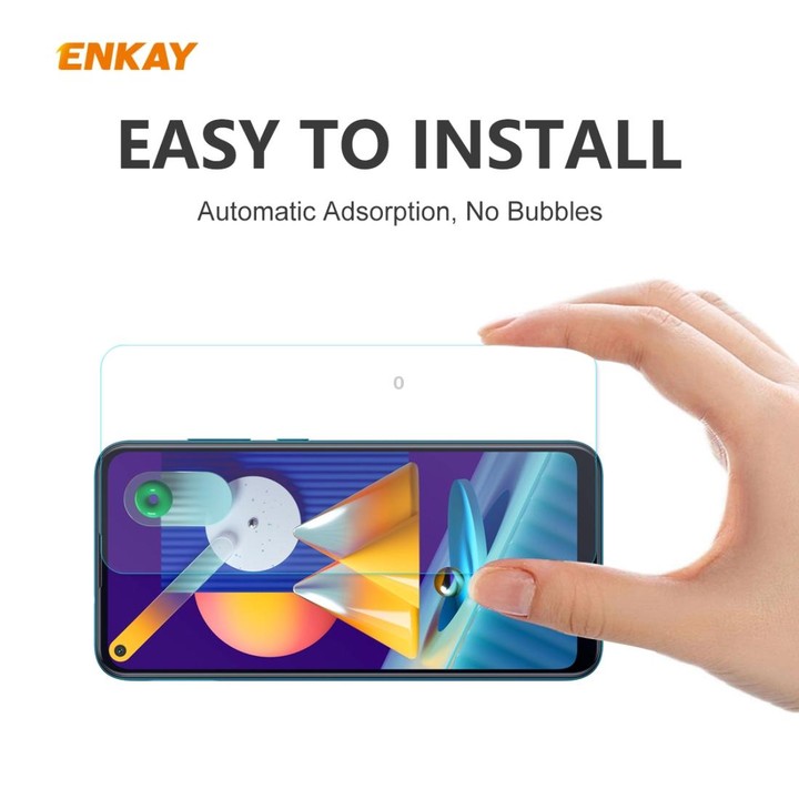 For Samsung Galaxy A11 / Galaxy M11 10 PCS ENKAY Hat-Prince 0.26mm 9H 2.5D Curved Edge Tempered Glass Film