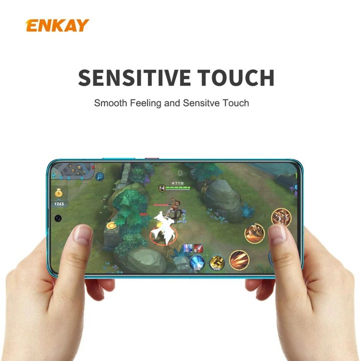 For Samsung Galaxy A01 5PCS ENKAY Hat-Prince 0.26mm 9H 2.5D Curved Edge Tempered Glass Film