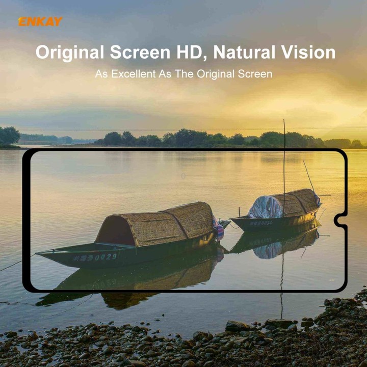 For Samsung Galaxy A31 5 PCS ENKAY Hat-Prince Full Glue 0.26mm 9H 2.5D Tempered Glass Full Coverage Film