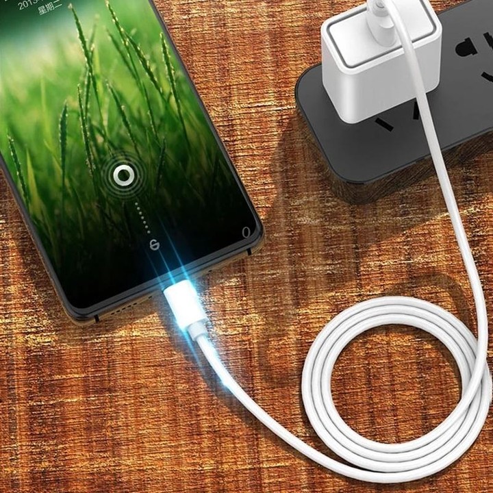 2.4A USB Male to Micro USB Male Interface Charge Cable, Length: 2m (White)