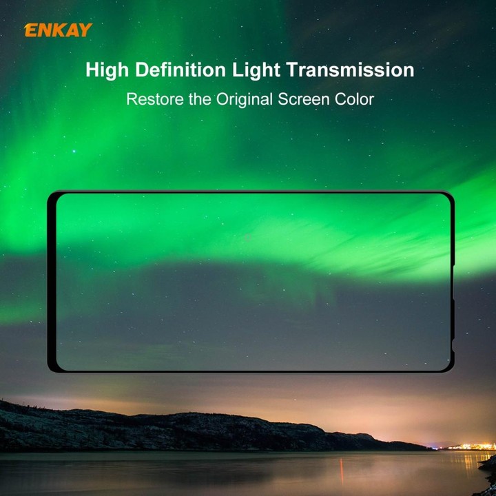 For Samsung Galaxy A71 5 PCS ENKAY Hat-Prince 0.26mm 9H 6D Curved Full Screen Eye Protection Green Film Tempered Glass Protector