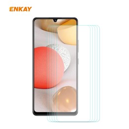 For Samsung Galaxy A42 5G 5pcs ENKAY Hat-Prince 0.26mm 9H 2.5D Curved Edge Tempered Glass Film