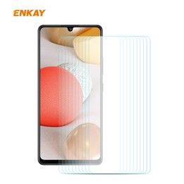 For Samsung Galaxy A42 5G 10pcs ENKAY Hat-Prince 0.26mm 9H 2.5D Curved Edge Tempered Glass Film