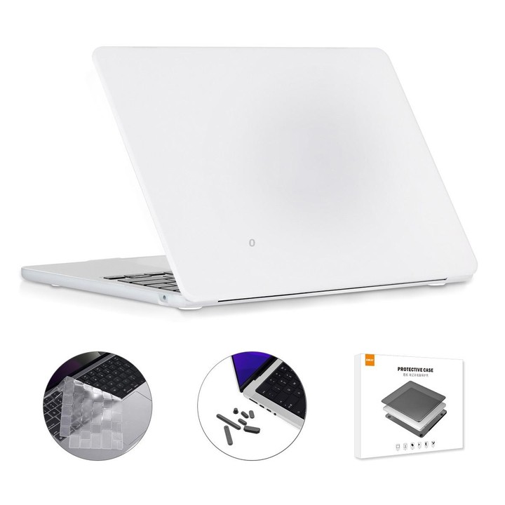 For MacBook Air 13.6 2022/2024 A2681 M2 / A3113 M3 US Version ENKAY 3 in 1 Matte Laptop Case with TPU Keyboard Film / Anti-dust