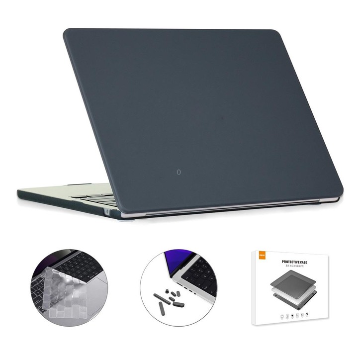 For MacBook Air 13.6 2022/2024 A2681 M2 / A3113 M3 US Version ENKAY 3 in 1 Matte Laptop Case with TPU Keyboard Film / Anti-dust
